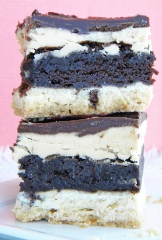 tagalong brownie cookie bars